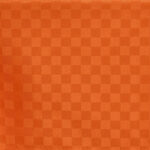 Dettaglio motivo a scacchi Tovaglia antimacchia idrorepellente Marostica arancione