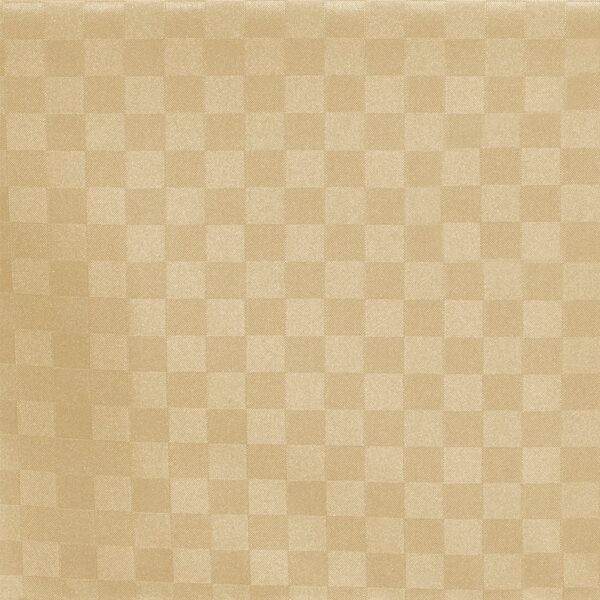 Dettaglio motivo a scacchi Tovaglia antimacchia idrorepellente Marostica beige