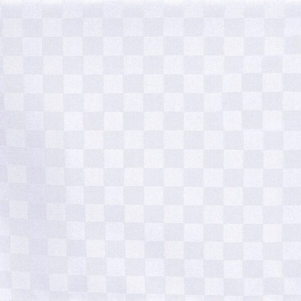 Dettaglio motivo a scacchi Tovaglia antimacchia idrorepellente Marostica bianca