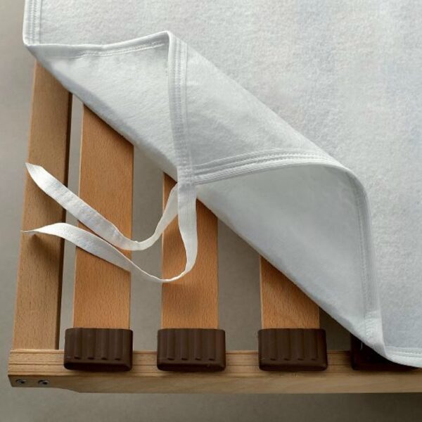 Coprirete in feltro con lacci<br />matrimoniale - immagine 1