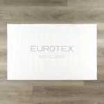 Federa 3 volani Monaco in raso di cotone Bianco rigatino - immagine 3