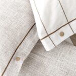 Parure copripiumino + federa Positano Singolo Beige - immagine 2