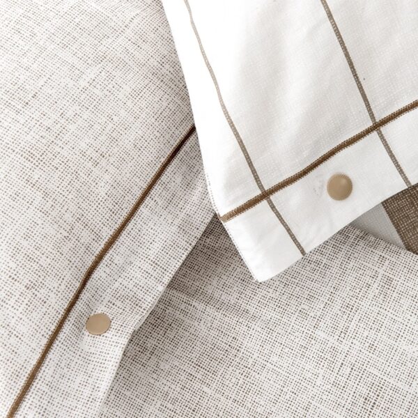 Parure copripiumino + federa Positano Singolo Beige - immagine 2