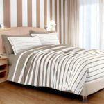 Parure copripiumino + federa Positano Singolo Beige