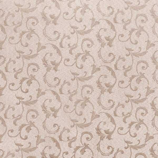 Motivo damascato della tovaglia antimacchia idrorepellente no stiro Verona crema