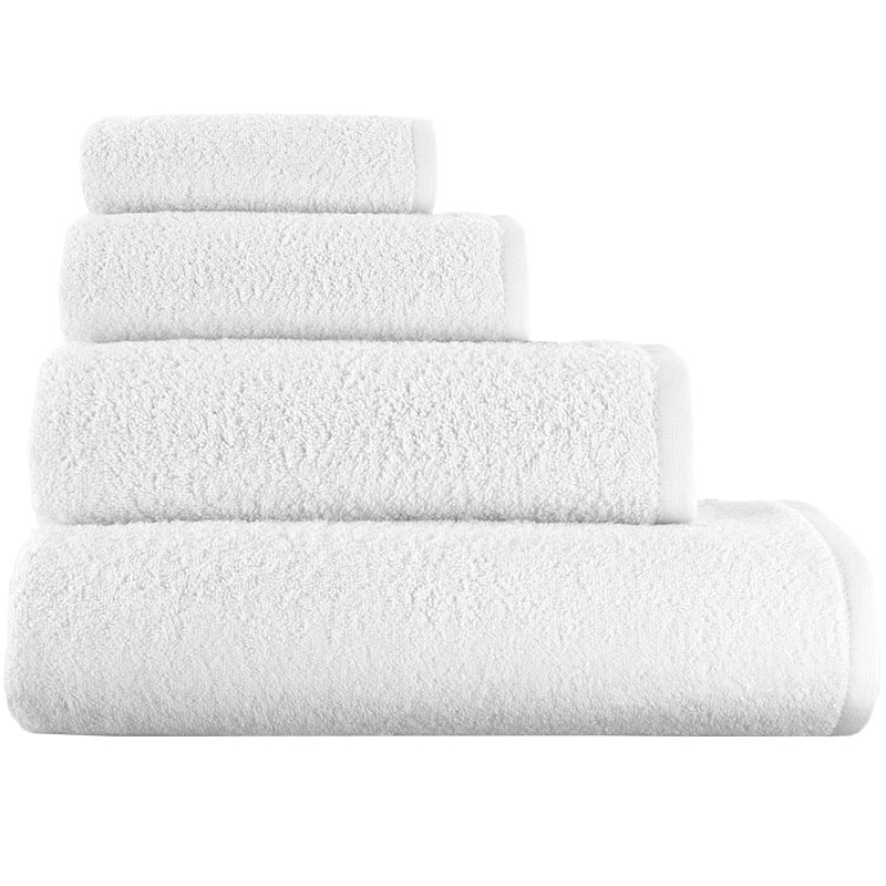 Texteis Salgueiral Set di asciugamani bianco/lettera grigia I 