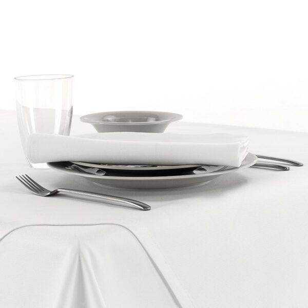 Tovagliolo Panama in cotone bianco mis.50x50 - immagine 1