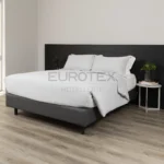 Sacco copripiumino NO STIRO Seersucker <br/> King Grigio - immagine 4