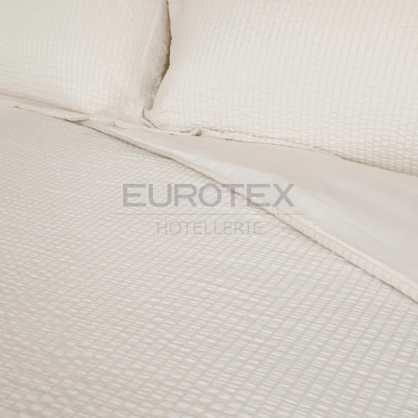 Federe NO STIRO Seersucker Crema - immagine 3