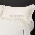 Sacco copripiumino NO STIRO Seersucker Tirolo Crema - immagine 2