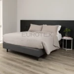 Sacco copripiumino NO STIRO Seersucker <br/> Tirolo Tortora - immagine 4