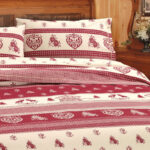 Copripiumino singolo tirolese dallo stile country e moderno per una perfetta atmosfera da chalet di montagna. Made in Italy.