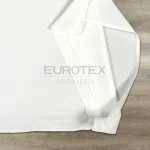 Federa Milano/Gold in cotone Bianco con patella 3 volani - immagine 4