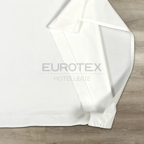 Federa Milano/Gold in cotone Bianco con patella 3 volani - immagine 4