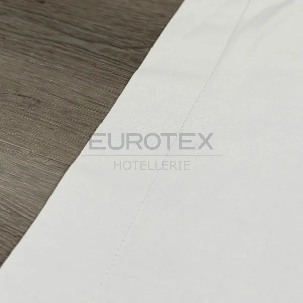 Federa Milano/Gold in cotone Bianco con patella 3 volani - immagine 5