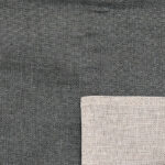 Runner letto Canapa idrorepellente bicolore Grigio chiaro/Grigio scuro - immagine 4