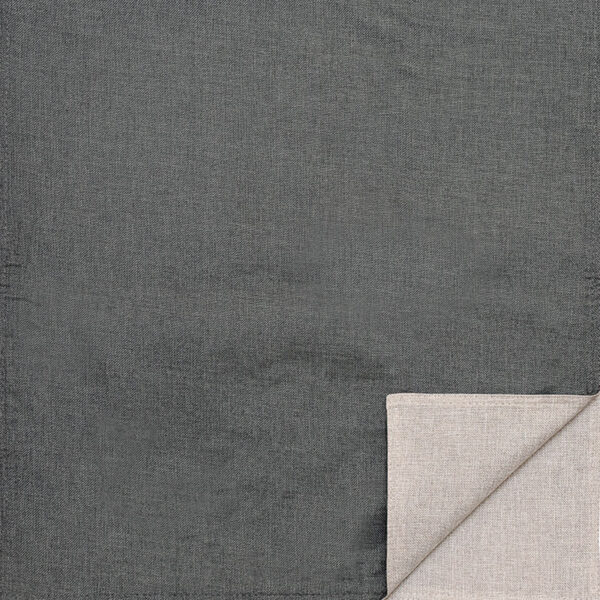 Runner letto Canapa idrorepellente bicolore Grigio chiaro/Grigio scuro - immagine 3