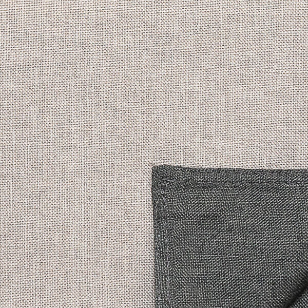 Runner letto Canapa idrorepellente bicolore Grigio chiaro/Grigio scuro - immagine 8