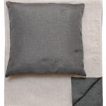 Runner letto Canapa idrorepellente bicolore Grigio chiaro/Grigio scuro - immagine 10