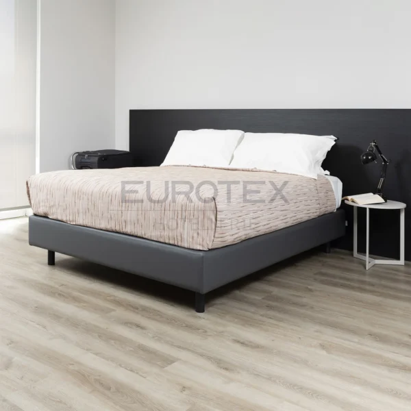 Copriletto Fiammetta rigato <br/> Matrimoniale Nocciola - immagine 5