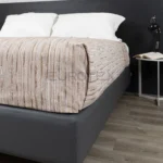 Copriletto Fiammetta rigato <br/> Matrimoniale Nocciola - immagine 6