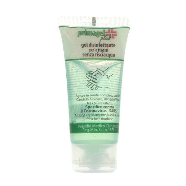Primagel plus gel disinfettante mani che garantisce una sicura disinfezione contro virus e batteri. Acquista gel presidio medico da Eurotex!