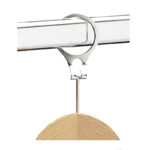 Gruccia appendiabiti colore naturale<br>con sistema antifurto - immagine 2