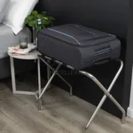 Porta valigia in acciaio cromato - immagine 2