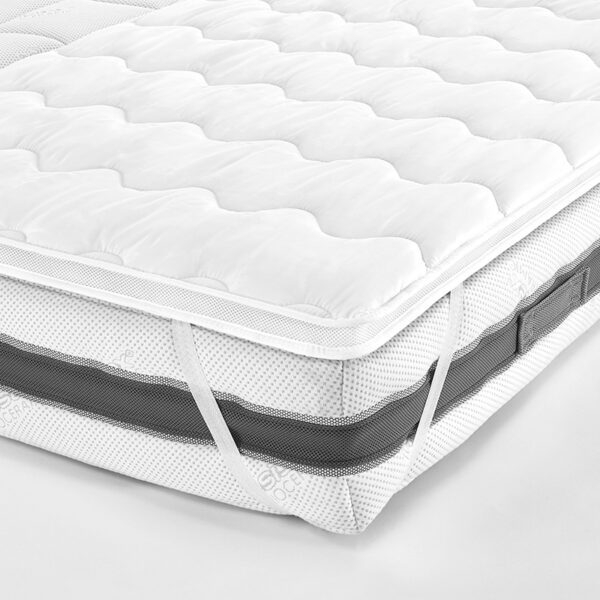 Topper per hotel trapuntato Giotto con spessore di 6 cm, ideale negli hotel. Offrirà un’esperienza di riposo davvero confortevole!