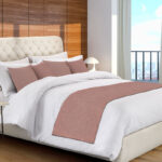 Runner letto Flammè Matrimoniale mis.55x220 Granata