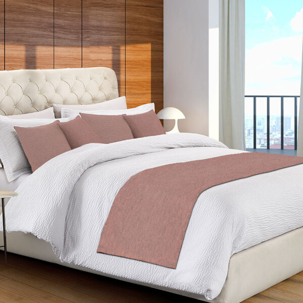 Runner letto Flammè Matrimoniale mis.55x220 Granata - immagine 1