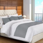 Runner letto Flammè antimacchia Cielo