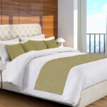 Runner letto Flammè Matrimoniale mis.55x250 Pistacchio