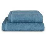 Teli bagno mare colore ottanio linea Stoccolma per hotel e B&B