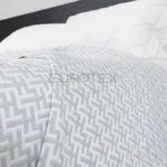 Copriletto Labirinto Matrimoniale Grigio - immagine 2