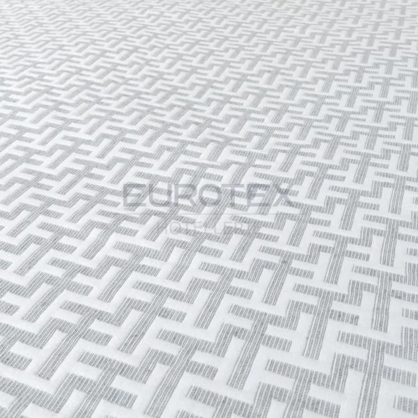 Copriletto Labirinto Matrimoniale Grigio - immagine 4