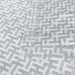 Copriletto Labirinto Matrimoniale Grigio - immagine 5