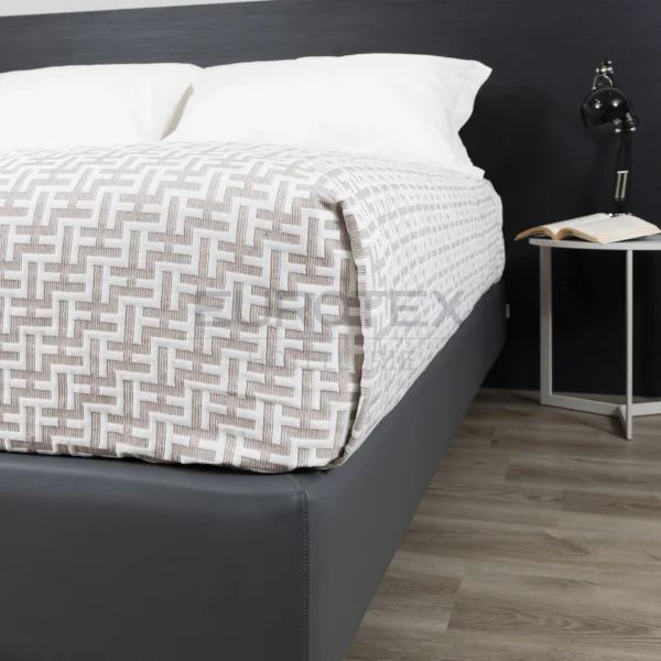 Copriletto Labirinto Tortora - immagine 7