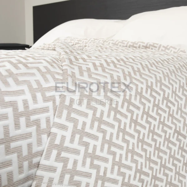 Copriletto Labirinto Tortora - immagine 2