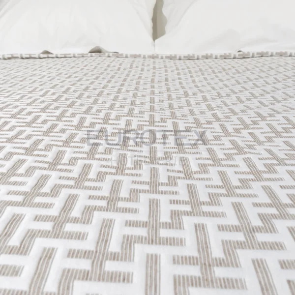 Copriletto Labirinto Tortora - immagine 3