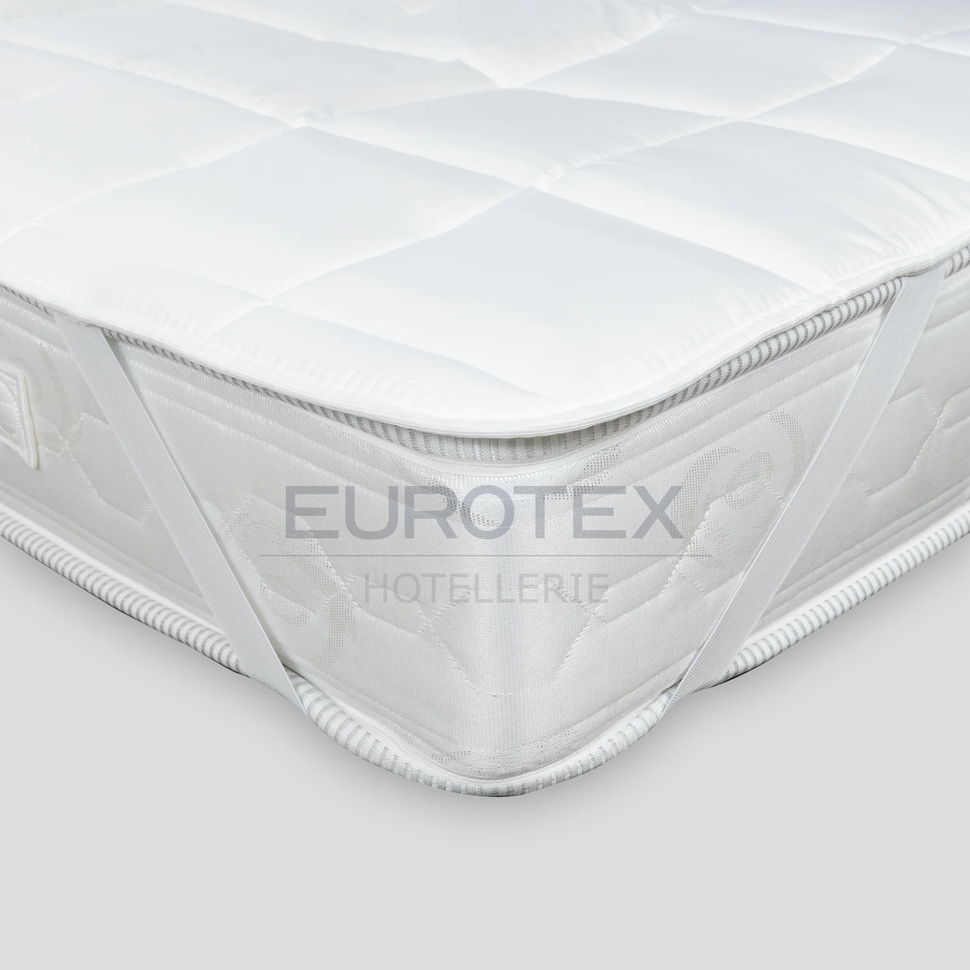 Topper imbottito trapuntato per letto francese - Eurotex Hotellerie