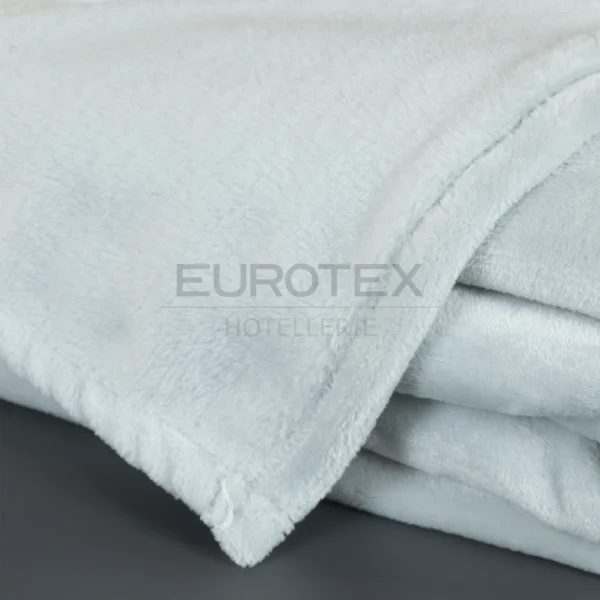 Coperta DEHOR 2 piazze grigio ghiaccio - immagine 2