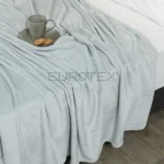 Coperta DEHOR 2 piazze grigio ghiaccio - immagine 4