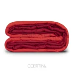 Trapunta pesante Tirano bicolore Rosso/Bordeaux