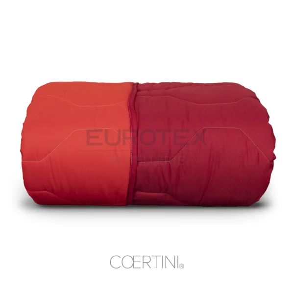 Trapunta pesante Tirano bicolore Rosso/Bordeaux - immagine 2