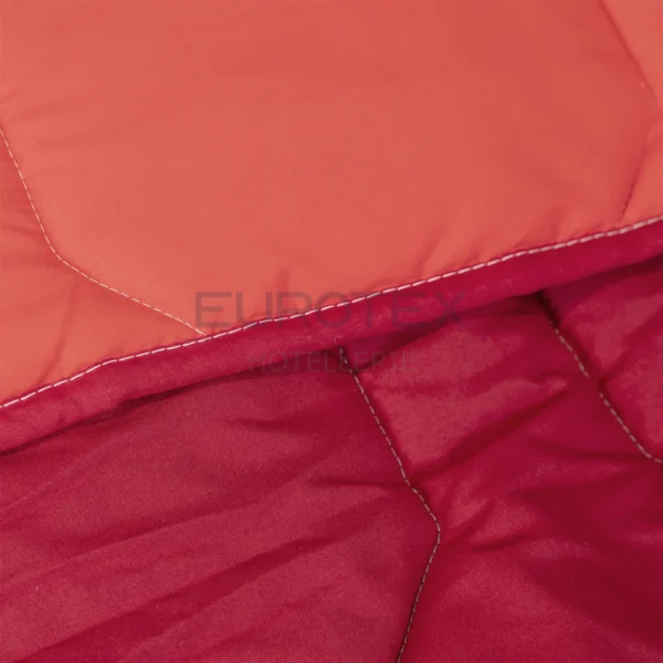 Trapunta pesante Tirano bicolore Rosso/Bordeaux - immagine 3