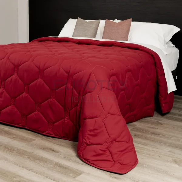 Trapunta pesante Tirano bicolore Rosso/Bordeaux - immagine 4