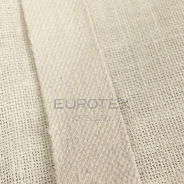 Borsa in juta cerata Sirmione Beige con spilla segnacamera - immagine 5