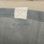 Borsa in juta cerata Sirmione grigio con spilla segnacamera - immagine 6