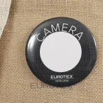 Borsa in juta cerata Sirmione naturale con spilla segnacamera - immagine 4